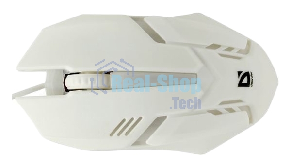 Мышь проводная Defender Cyber MB-560L белый, 1200 dpi, USB, кнопки - 3
