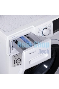 Стирально-сушильная машина Weissgauff WMD 6160 D белый, загрузка фронтальная 8 кг, 1200 об/мин, класс А+++