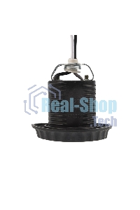 Патрон E27 Rexant с проводом 20 см черный