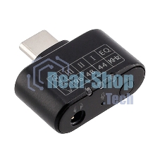 Разветвитель USB-C Hama 00135747 2порт. черный