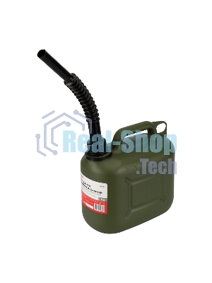 Канистра Rexant для ГСМ и технических жидкостей, вертикальная 5 л, пластиковая, усиленная