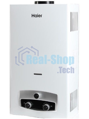 Водонагреватель Haier IGW 10 B Мощность 20кВт, Проток горячей воды при 10 л/мин, Открытая камера сгорания, Режиме зима/лето, Теплообменник из высококачественной меди, LED дисплей, Диаметр дымовой трубы 110 мм, Вес 7кг, Габариты (ВхШхГ) 550х328х204 мм.
