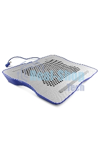 Аксессуар к ноутбуку CROWN Подставка для ноутбука CMLC-1001 silver&blue (до 15,6