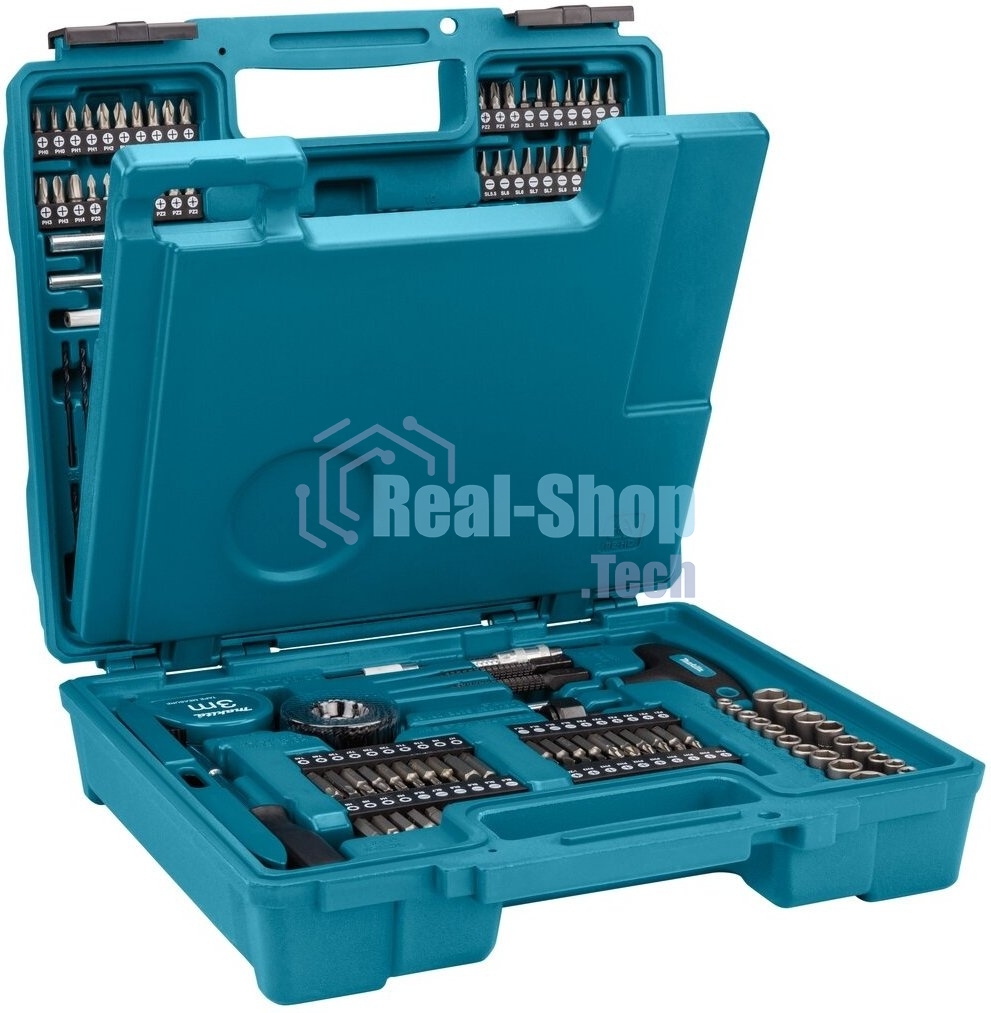 Набор принадлежностей Makita E-06270 212 предметов (жесткий кейс)