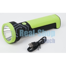 Фонарь ручной модель Gauss GFL203 3W 150lm Li-ion 1200mAh LED 1/10/80