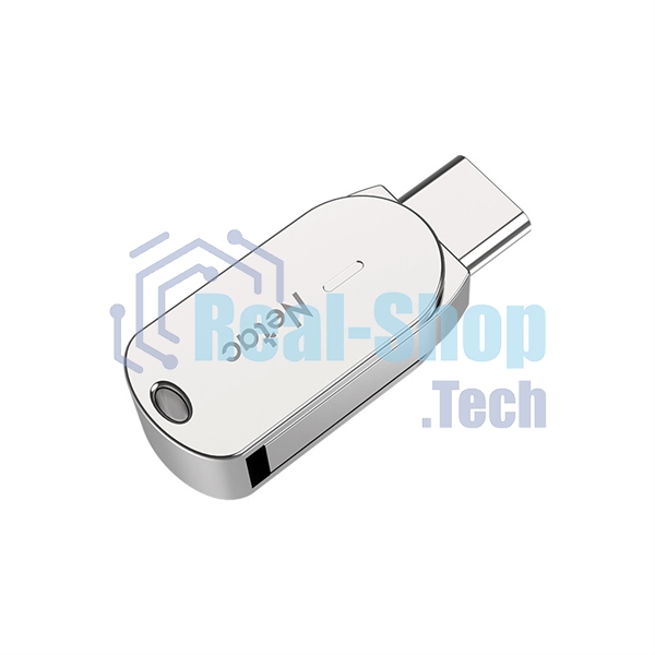 Флешка USB Netac U785 16Gb NT03U785C-016G-30PN, USB 3.0+TypeC, металлическая