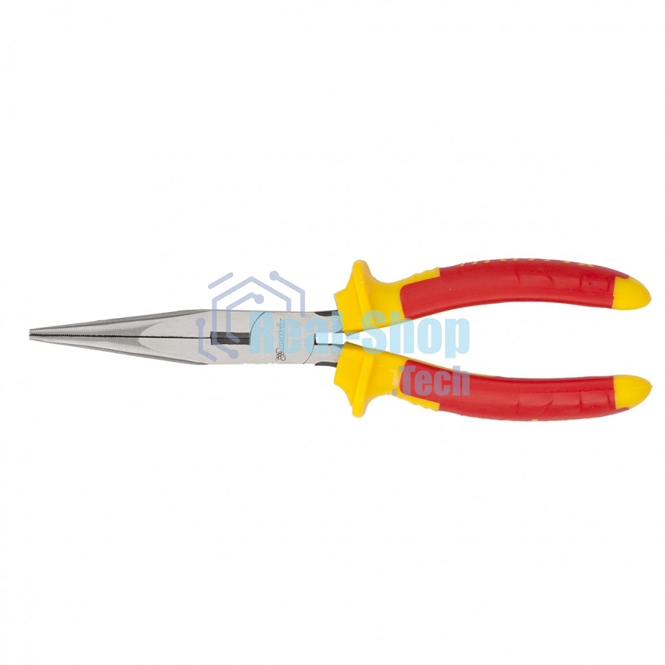 Длинногубцы прямые Matrix Insulated, 200мм, двухкомпонентные рукоятки PROFESSIONAL