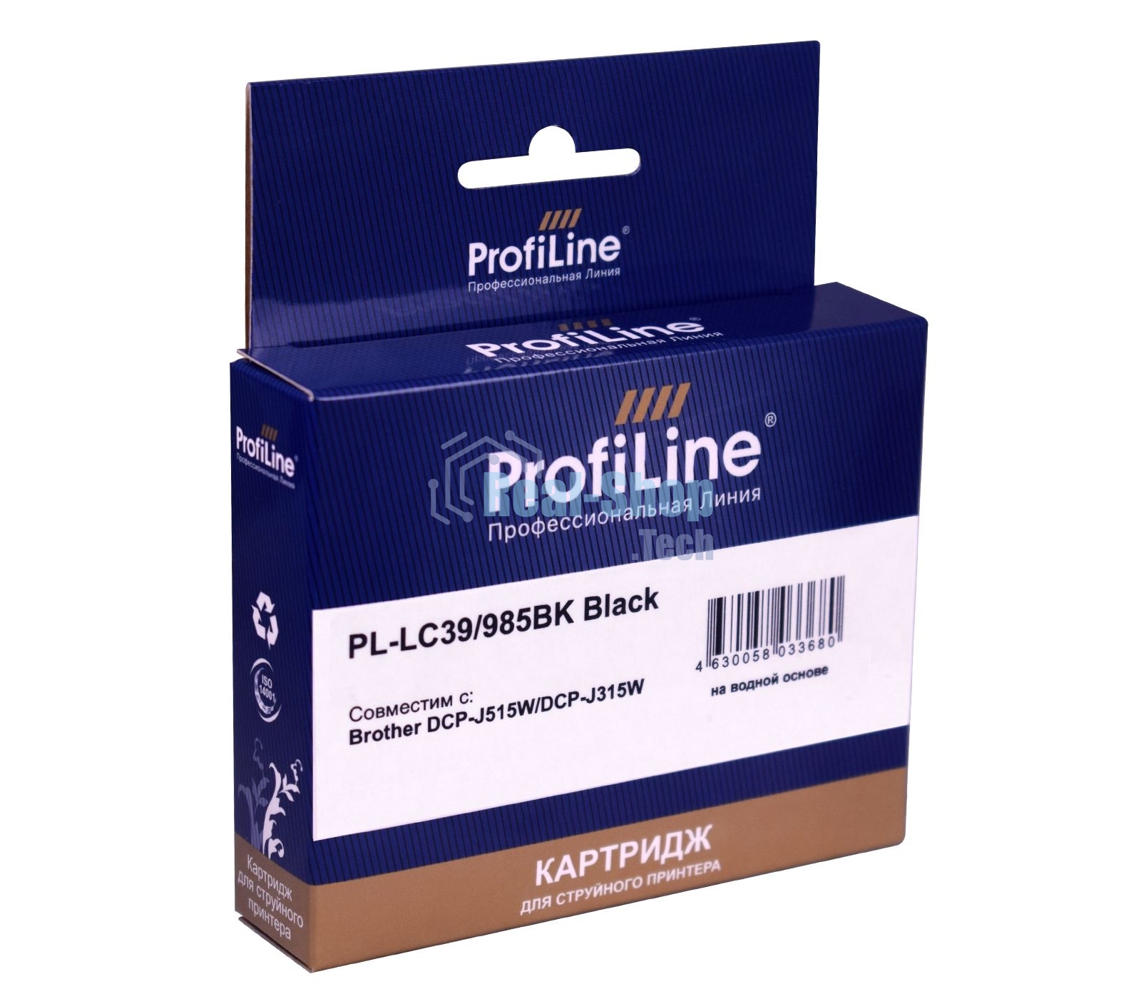 Картридж струйный ProfiLine PL-LC39/985BK для принтеров Brother DCP-J125/DCP-J315W/DCP-J515W/MFC-J220/MFC-J265W/MFC-J410/MFC-J415W с чернилами Black