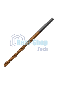 Сверло по металлу Matrix, 3,5 мм, HSS, нитридтитановое покрытие, цилиндрический хвостовик