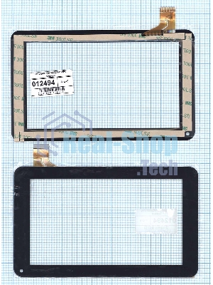 Сенсорное стекло (тачскрин) CZY6632A01-FPC, черное