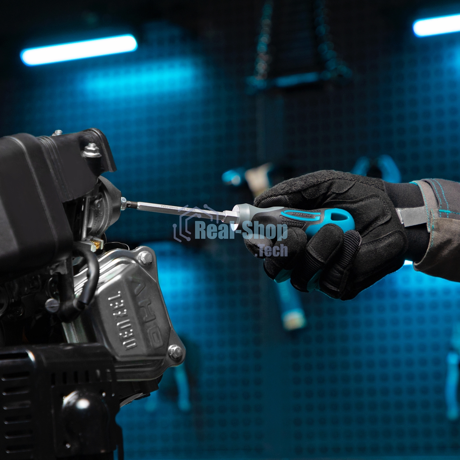 Отвертка Gross PZ2x100 мм, S2, 3к ручка