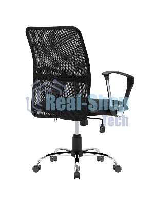 Кресло Defender RIVELLON черный, сетка, 110 кг, механизм качания