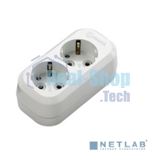 Колодка удлинителя 2 гнезда с заземлением MAKEL MGP111