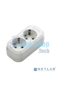 Колодка удлинителя 2 гнезда с заземлением MAKEL MGP111