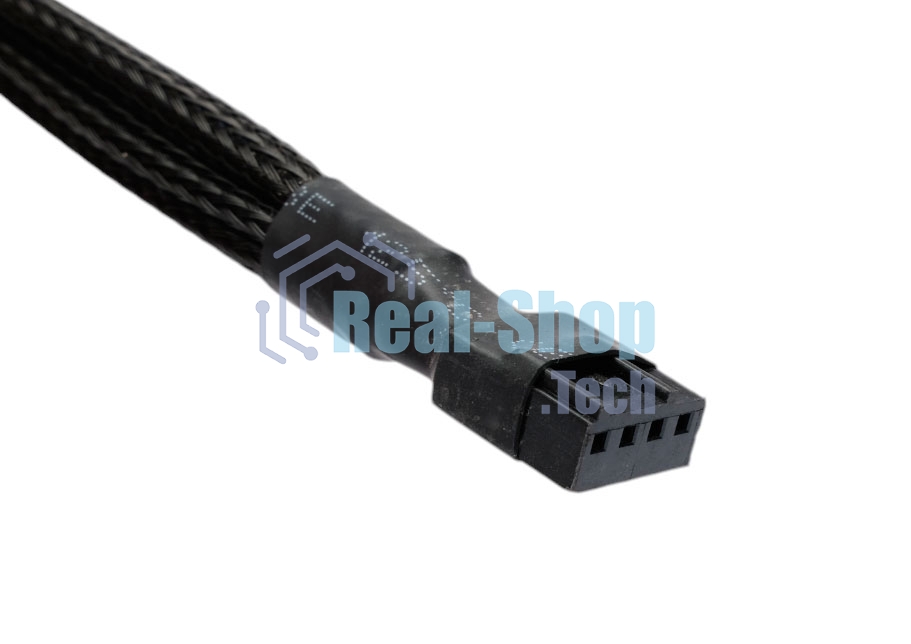 Кабель-разветвитель питания FAN Cablexpert CC-FAN-1F3M-27CM, 4pin(f)/3x4pin(m), PWM(ШИМ), медь, 27см, черный, пакет