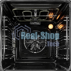 Встраиваемый духовой шкаф Monsher MOE 4563 Noir, электрический, High-Tech, объем 50 л, конвекция, гриль, 3 стекла в дверце, съемные стекла, съемная дверца, телескопические направляющие, черный
