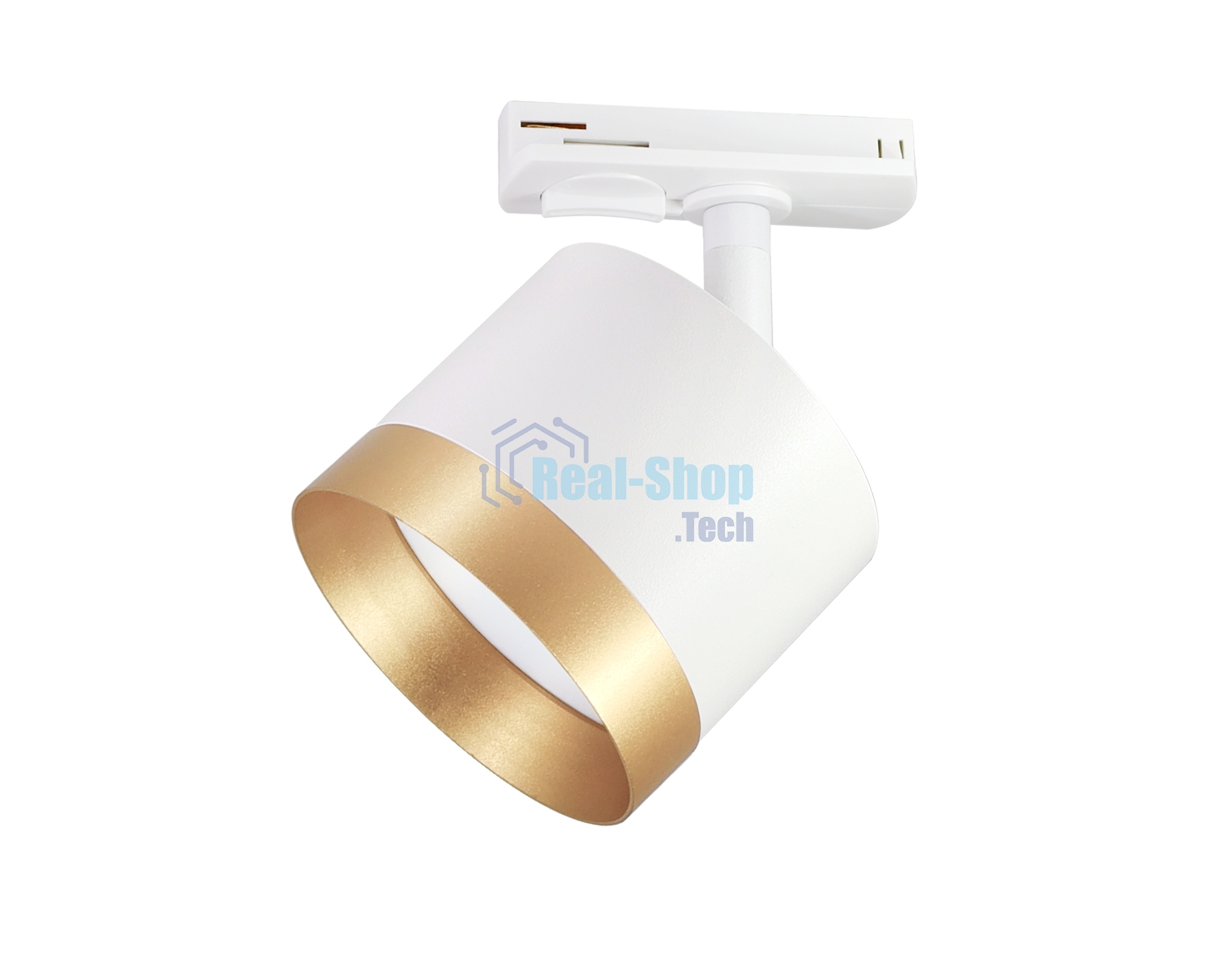Трековый однофазный светильник Ambrella light GL5361 WH/GD белый/золото GX53 max 12W