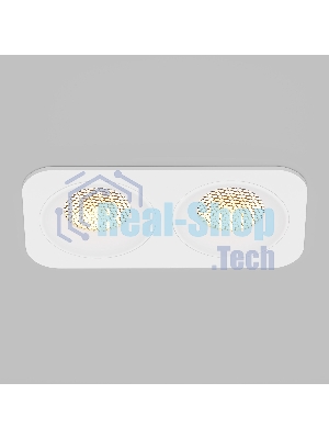 15277/LED / Светильник встраиваемый 20W 3000K белый IP44