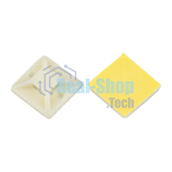 Площадка EKF plc-20x20 самоклеящаяся (20х20 мм.) белая (100 шт.) EKF PROxima