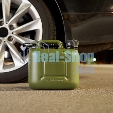 Канистра Rexant для ГСМ и технических жидкостей, вертикальная 5 л, пластиковая, усиленная