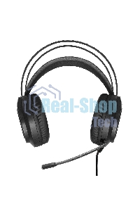 Гарнитура проводная игровая ExeGate EX289746RUS Cosmos HS-702GL (объемный звук 7.1, длина кабеля 2.5м, RGb подсветка, USB интерфейс)