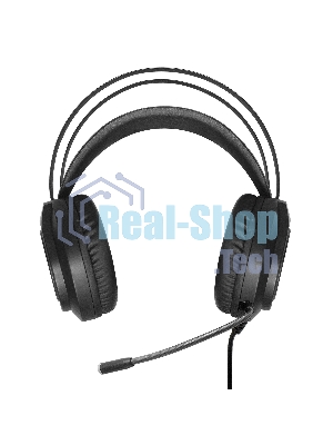 Гарнитура Exegate Cosmos HS-702GL чёрный, проводная, USB, виртуальный звук 7.1, подсветка