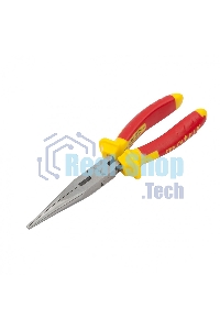 Длинногубцы прямые Matrix Insulated, 200мм, двухкомпонентные рукоятки PROFESSIONAL