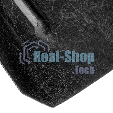 Лопата совковая, 235х285х1430 мм, ребра жесткости, удлиненная, деревянный черенок, LUXE Palisad