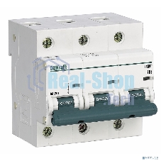 Выключатель автоматический трехполюсный ВА-201 100А C 10кА 13009DEK DEKraft