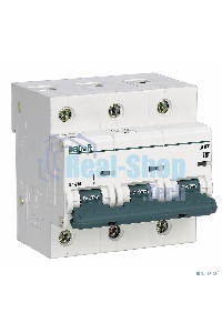 Выключатель автоматический трехполюсный ВА-201 100А C 10кА 13009DEK DEKraft