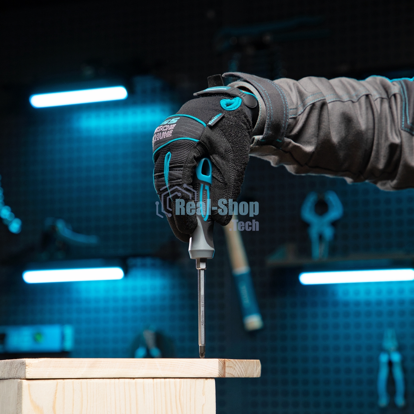 Отвертка Gross PZ2x100 мм, S2, 3к ручка