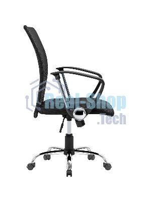 Кресло Defender RIVELLON черный, сетка, 110 кг, механизм качания