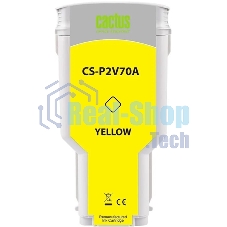 Картридж струйный Cactus CS-P2V70A №730 желтый (300мл) для HP Designjet T1600/1700/2600