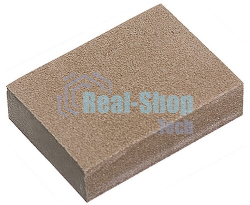 Губка для шлифования Matrix, 125 х 100 х 10 мм, мягкая, 3 шт., P 60/80, P 60/100, P 80/120