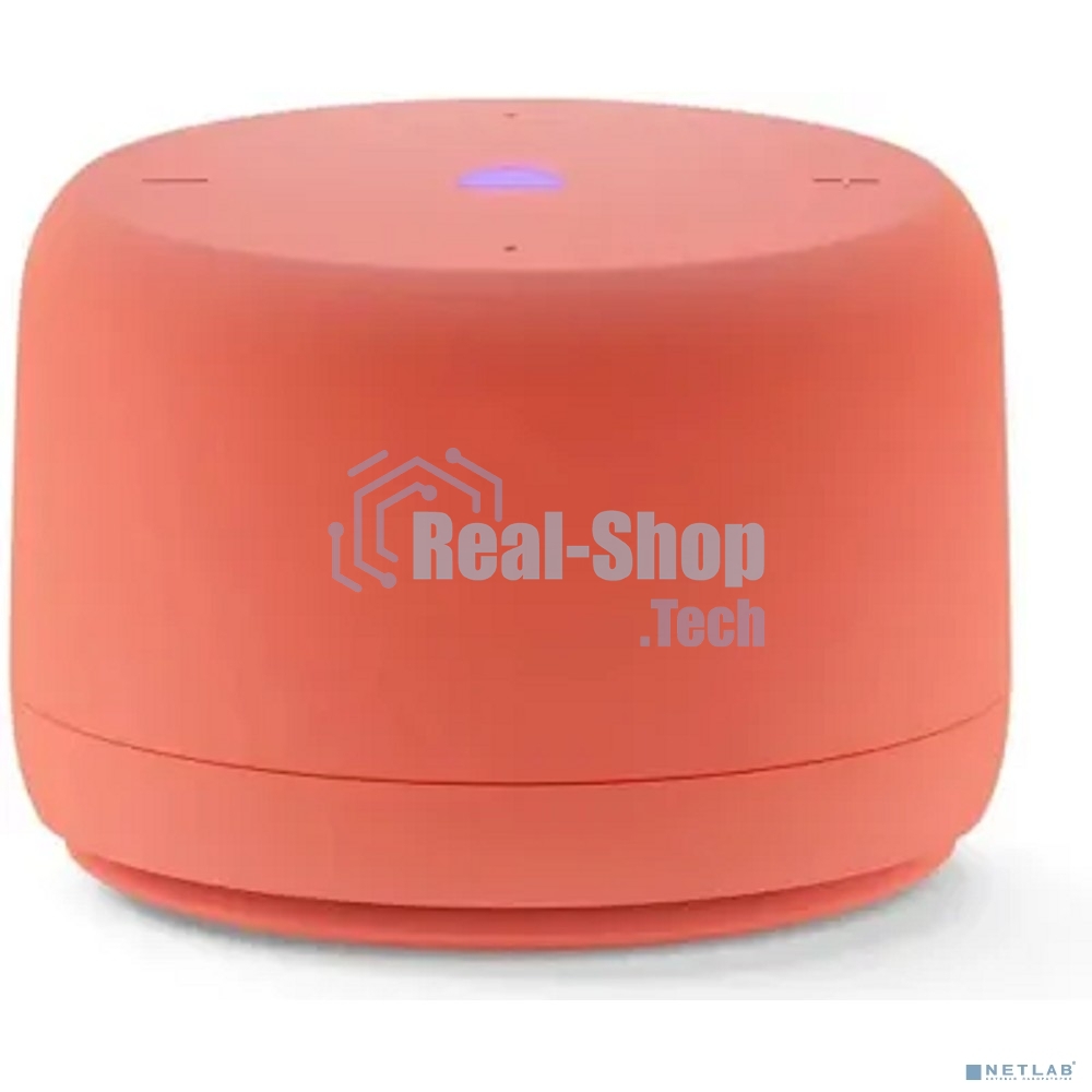 Умная колонка Яндекс Станция Лайт 2, 6Вт, компактная, 1 динамик, Matter, Wi-Fi, Bluetooth 5.0, Алиса, коралловый