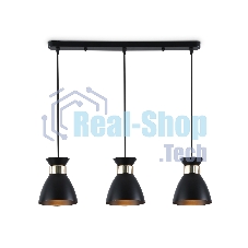 Светильник Ambrella light TR8469/3 BK/FGD черный/золото E27/3 max 60W 550*135*1000