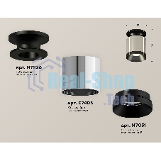 Светильник Ambrella Light XS7405022 PSL/PBK серебро полированное/черный полированный MR16 GU5.3 (N7926, C7405, N7031)