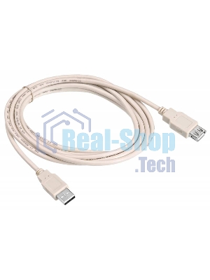 Кабель-удлинитель USB2.0 Buro USB2.0-AM/AF-3 A(m)/A(f) (3м)