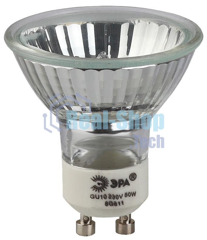 Лампа галогенная ЭРА GU10-JCDR (MR16) -35W-230V(10/200/4800)