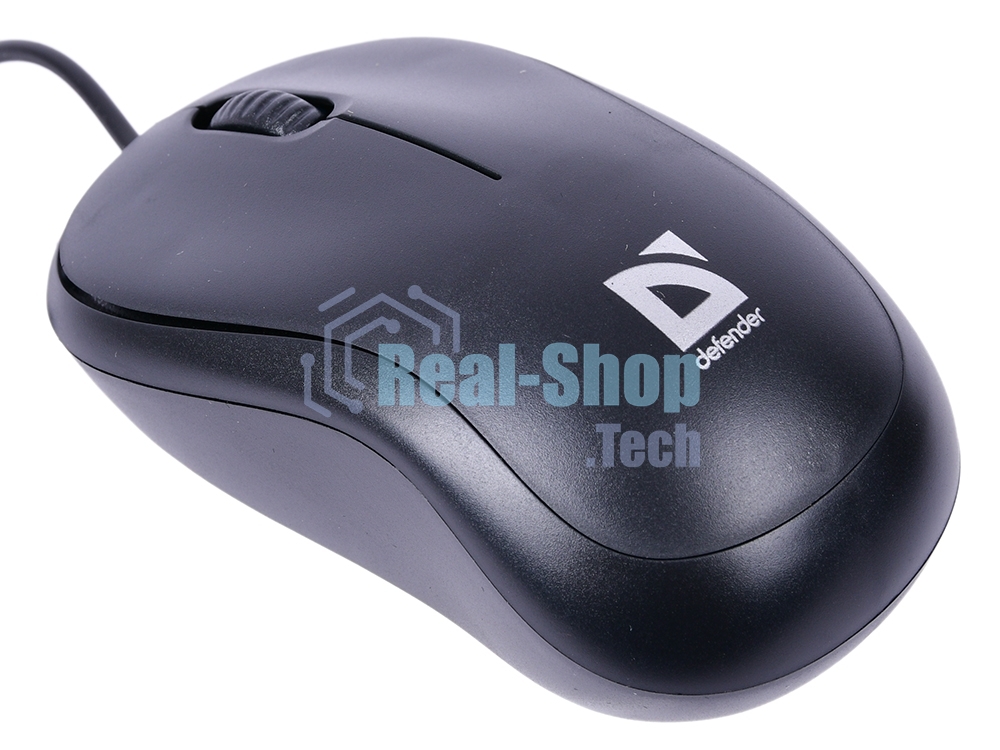 Мышь проводная Defender Patch MS-759 черный, 1000 dpi, USB, кнопки - 3