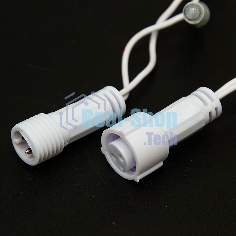 Гирлянда Neon-night Нить 10м, постоянное свечение, белый ПВХ, 24В, белый