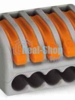 Клеммник 5х(0.08-2.5) WAGO 222-415