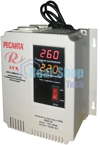Стабилизатор АСН- 2 000 Н/1-Ц Ресанта Lux