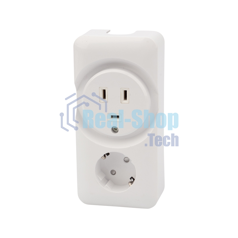 Розетка РШ/Евро Rexant двойная для электрической плиты 32 А/16 A, 250 В, 2Р+РЕ (ОУ) белая