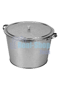 Бак Россия для воды оцинкованный с крышкой 20л, 67548