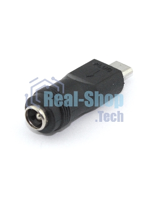 Переходник 5,5x2,1 мама на Micro USB папа 5 Pin