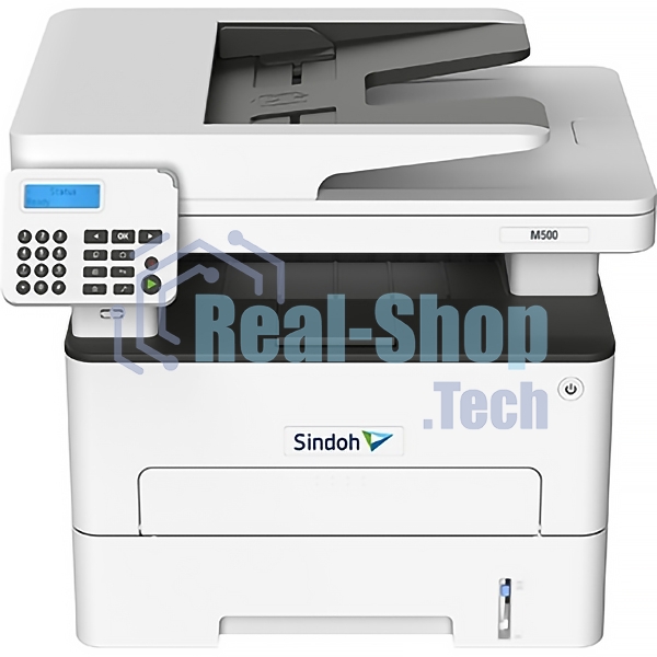 МФУ лазерное Sindoh M500 МОНОХРОМ А4,принтер/копир/сканер/факс 34 стр/мин,Wi-Fi. AirPrint,ADF 50,стартовый тонер в компл 700 отп.