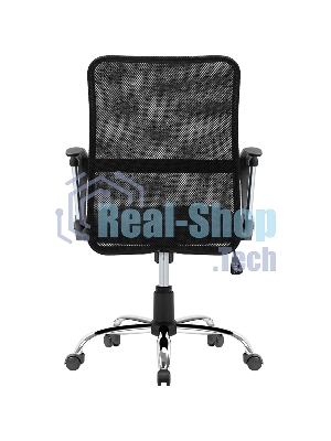 Кресло Defender RIVELLON черный, сетка, 110 кг, механизм качания