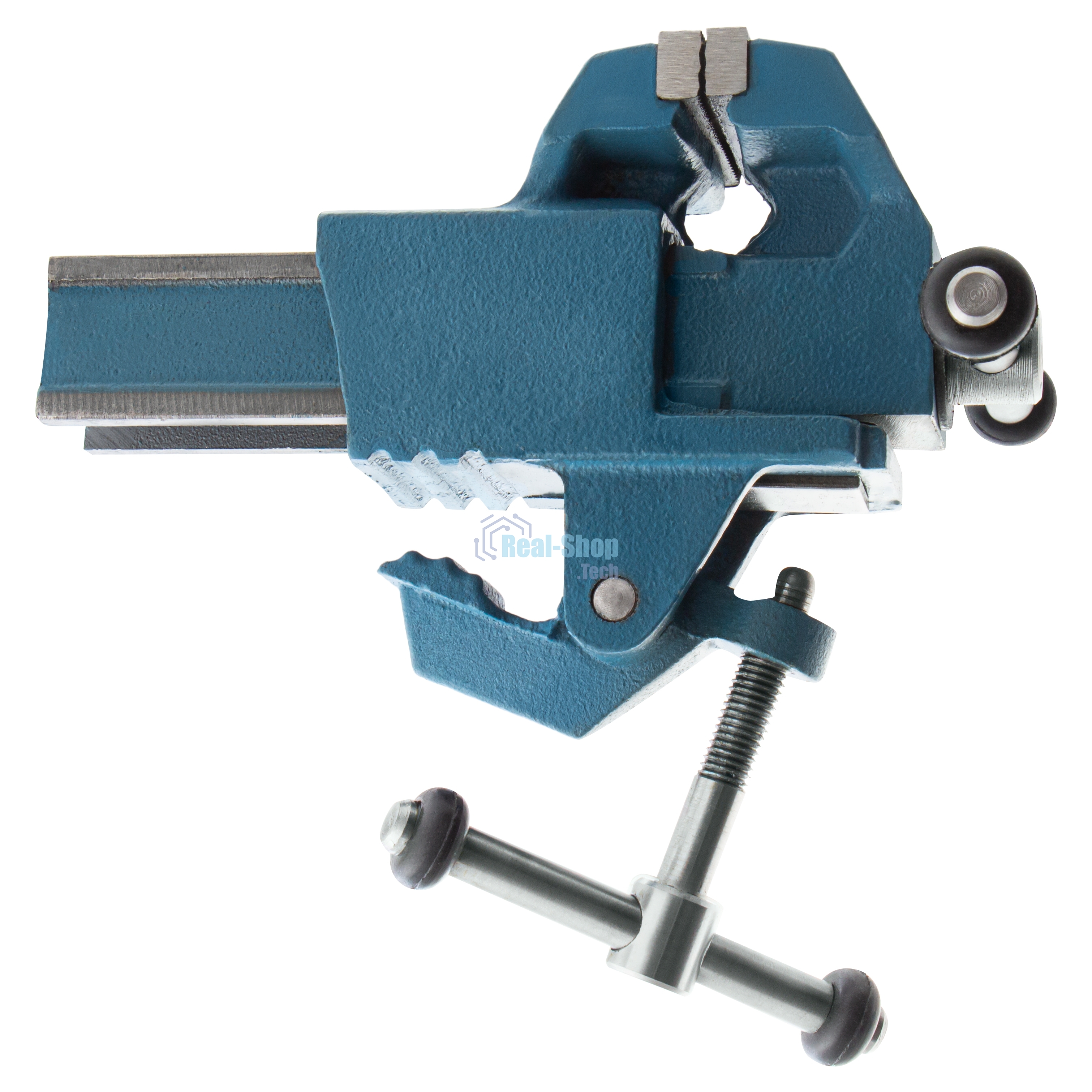 Тиски слесарные, 63 мм, крепление для стола, винтовой зажим (Глазов)