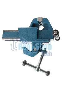Тиски слесарные, 63 мм, крепление для стола, винтовой зажим (Глазов)